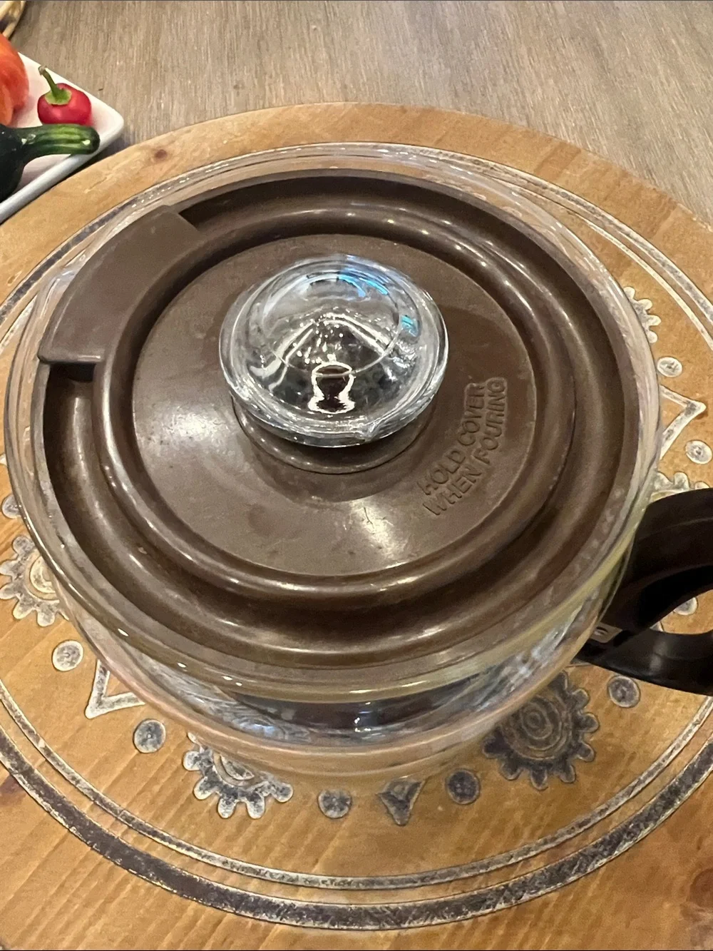 GEMCO MCM Stovetop Glass Coffee Percolator Heat Resistant. Great condition